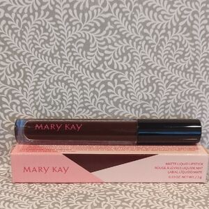 Mary Kay Brown Lipstick with Sleek Packaging and Applicator